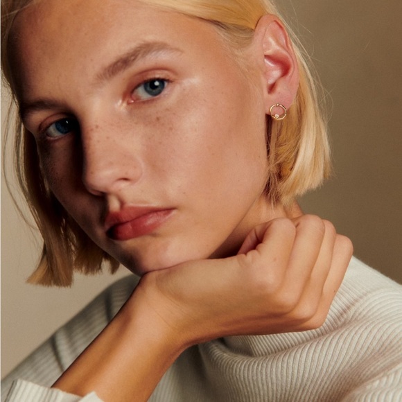 Sezane Laurette Earrings Gold - Size TU - Picture 2 of 5